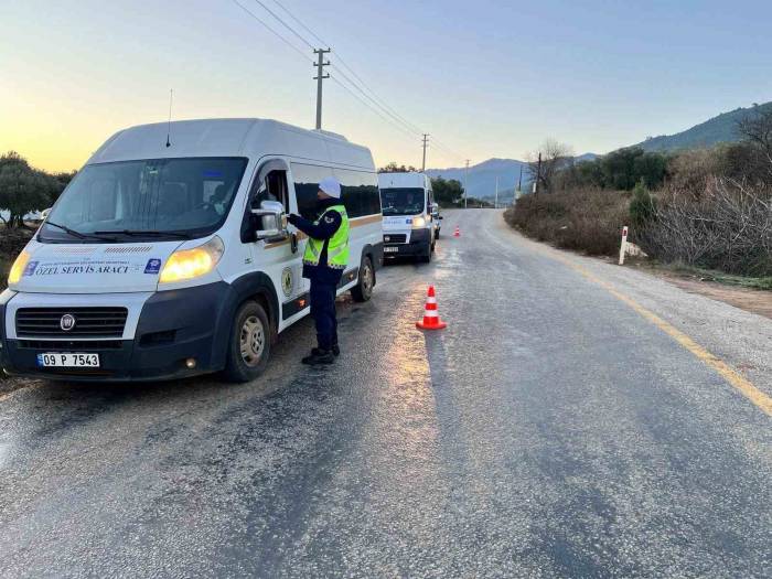 Aydın’da Okul Servisleri Denetleniyor