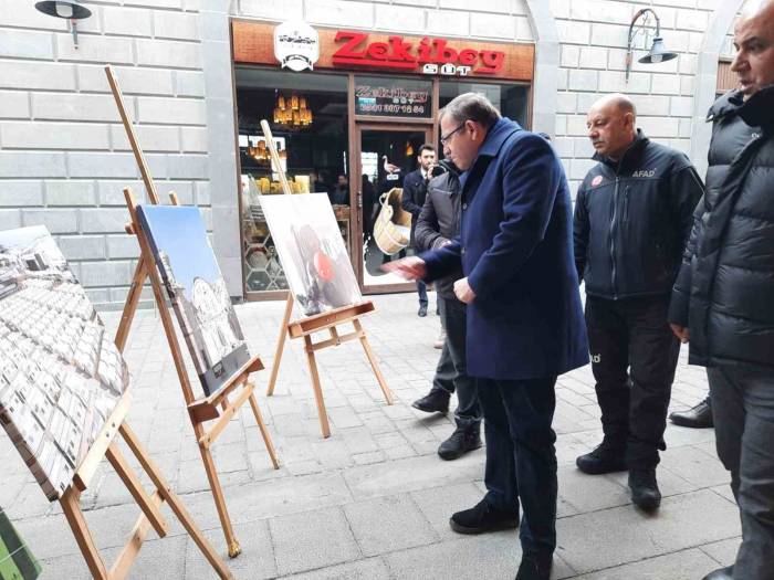 Kars’ta 6 Şubat İçin Anlamlı Sergi
