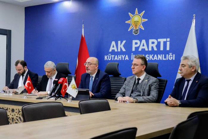 Kütahya Ak Parti İl Başkanlığı 6 Şubat Depremindeki Faaliyetleri Hakkında Bilgi Verdi