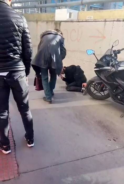 Çağlayan’daki Saldırı Girişiminde Acılar İçindeki Yaralıya Vatandaşlar Böyle Müdahale Etti