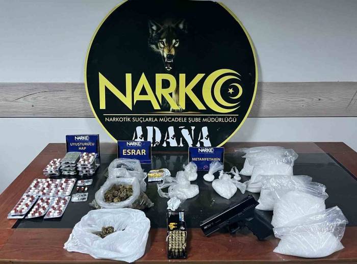 Adana’da 4 Kilo Metamfetamin Ele Geçirildi: 4 Kişi Tutuklandı
