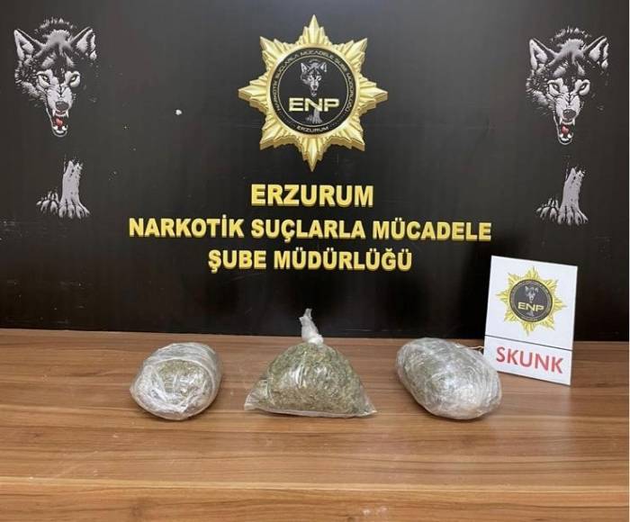 Erzurum Polisinde Zehir Tacirlerine Geçit Yok