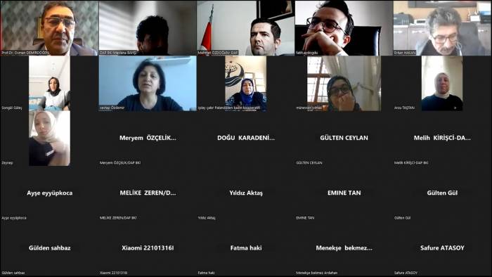 Dap Bölgesi Kadın Kooperatifleriyle Online Toplantı Yapıldı