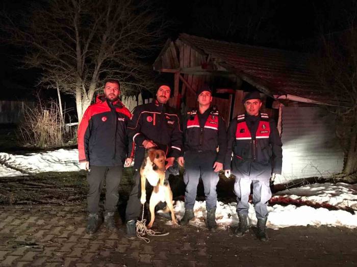 Kayalıkta Mahsur Kalan Köpek Kurtarıldı