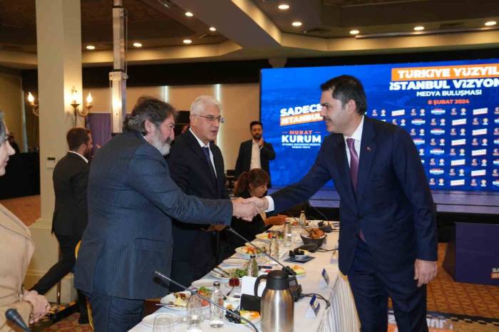 İbb Başkan Adayı Murat Kurum Genel Yayın Yönetmenleriyle Buluştu: 10 Temel Başlıkta Projelerini Anlattı