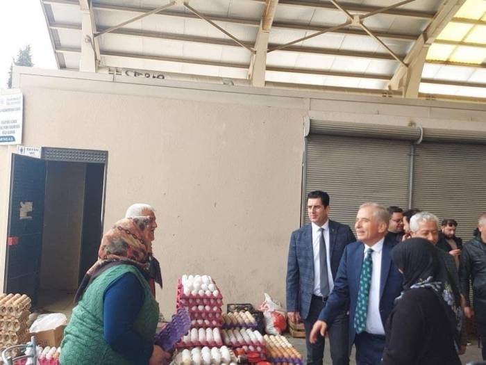 Başkan Zolan Ve İl Başkanı Güngör, Karşıyaka’nın Nabzını Tuttu