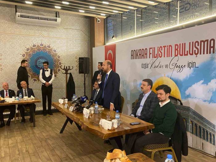 Filistinli Hastalar Ve Gazzeli Öğrenciler İçin "Ankara Filistin Buluşması" Düzenlendi