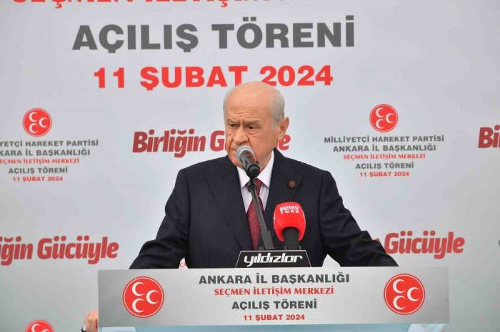 Bahçeli: "Hem Dem’lenen Chp’de Bulunup Hem Ülkücülük İddiasını Dillendirmek Şiddetli Bir Çelişkidir"