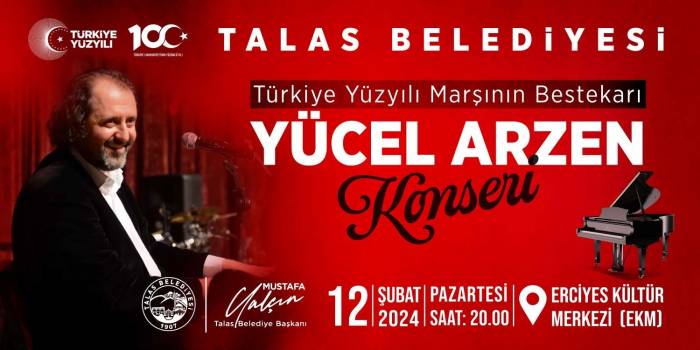 Talas’ta Yücel Arzen Heyecanı