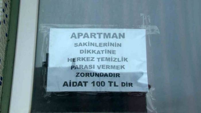 Aile Binasında 100 Liralık Temizlik Ücreti, Akrabaları Birbirine Düşürdü