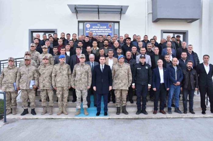 Sason Kaymakamı, Güvenlik Korucularını Dinledi