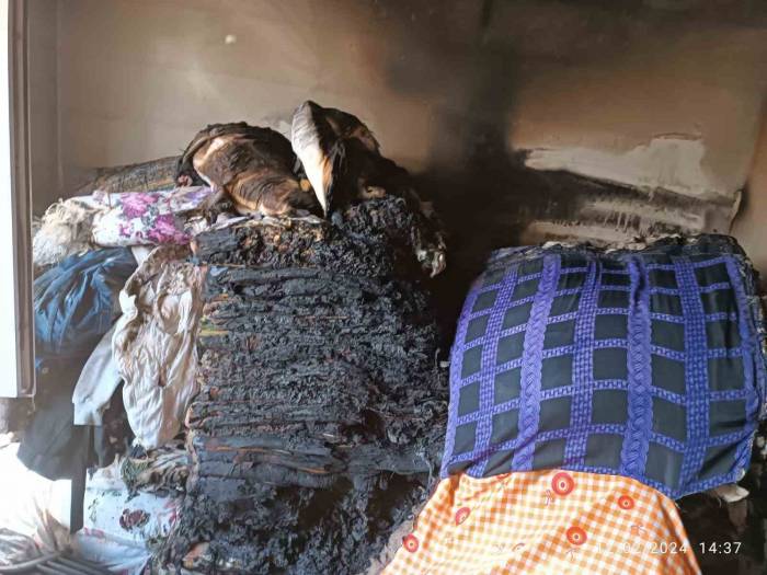 Hakkari’de Ev Yangını Korkuttu