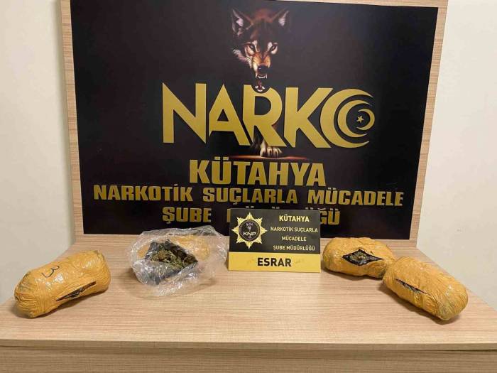 Kütahya’da Çantasında Esrar Ele Geçirilen Şahıs Tutuklandı