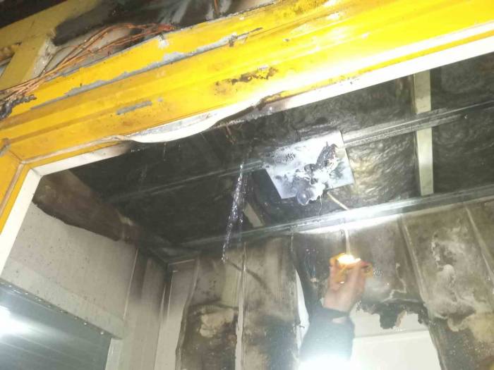 Antakya’da Konteyner Yangını