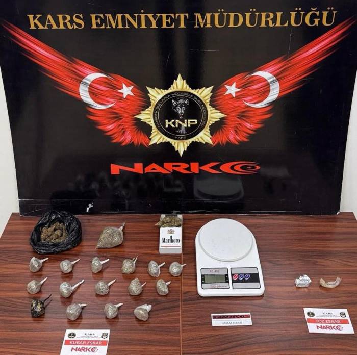 Kars’ta Uyuşturucu Ele Geçirildi