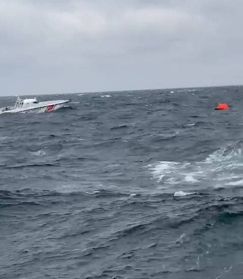 Sahil Güvenlik Ekipleri Batan Geminin Bulunduğu Bölgeyi Böyle Tarıyor