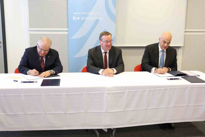 Bakan Güler, Avrupa Gökyüzü Kalkanı Girişimi Niyet Mektubuna Türkiye Ve Yunanistan’ın Katılımına Dair Düzenleme Belgesi İmza Töreni’ne Katıldı