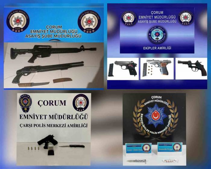 Şok Uygulamada 25 Silah Ele Geçirildi