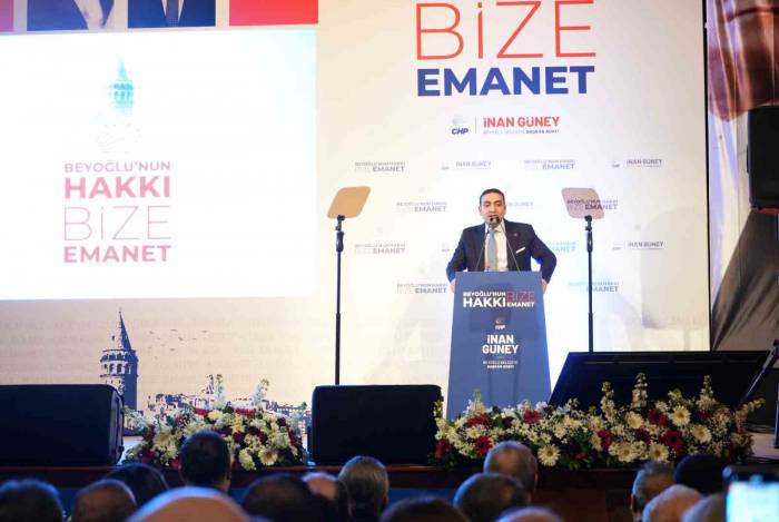 Chp Beyoğlu Belediye Başkan Adayı İnan Güney Kentsel Dönüşüme Vurgu Yaptı