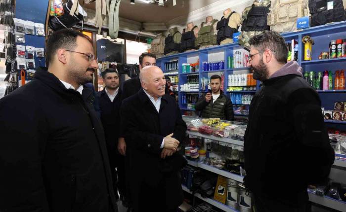 Erzurum Esnafından Başkan Sekmen’e Yatırım Teşekkürü