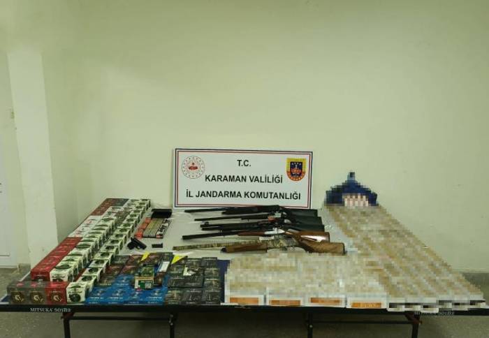 Jandarmadan Kaçak Tütün Ve Silah Operasyonu