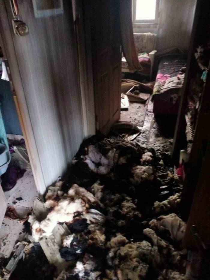 Sinop’ta Konteyner Yangını