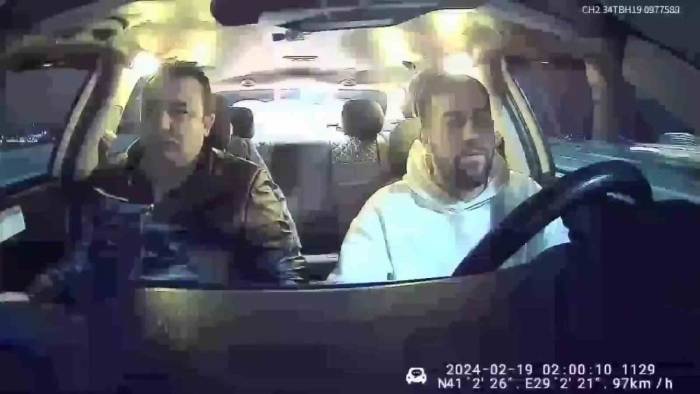 15 Temmuz Şehitler Köprüsü’nde Taksiye Arkadan Çarpıp Kaçtı