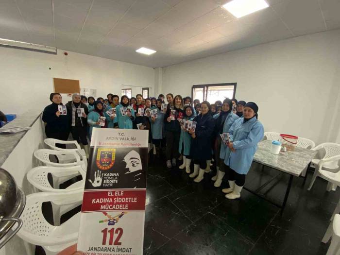 Çine’de Kadınlar Kadına Karşı Şiddet Konusunda Bilgilendirildi