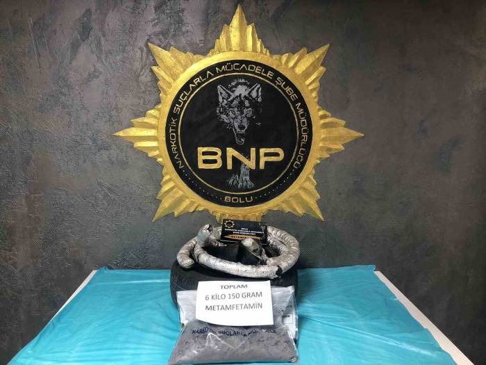 Lastikten 6 Kilo Uyuşturucu Çıktı