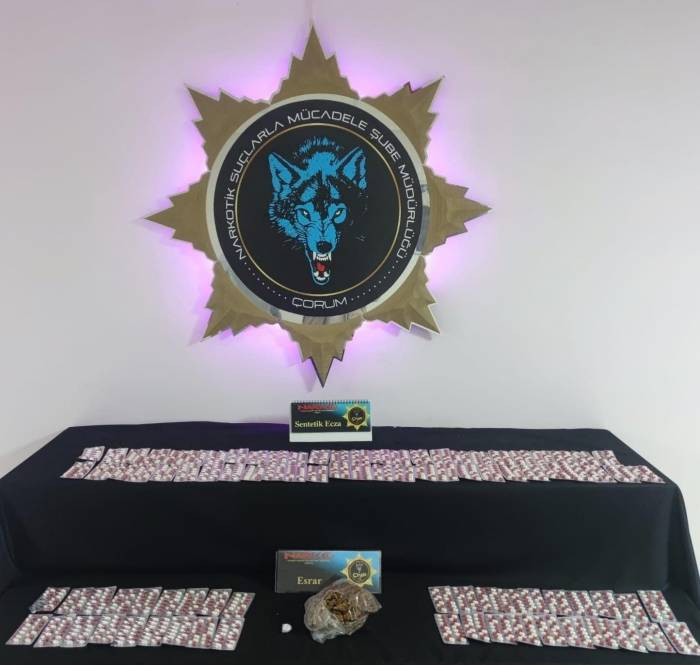 Çorum’da Uyuşturucu Operasyonu: 4 Kişi Tutuklandı