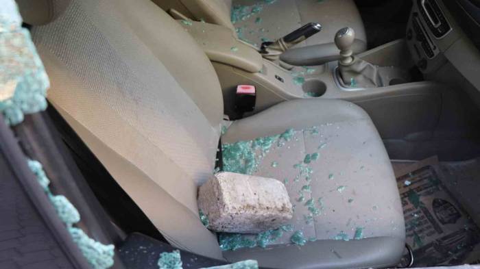 Alkollü Şahıs Mahalledeki Araçlara Zarar Verdi