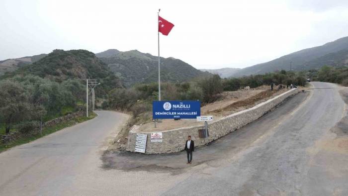 Nazilli Belediyesi Demirciler Mahallesi’ndeki Yeni Yol Yapım Çalışmalarını Tamamladı