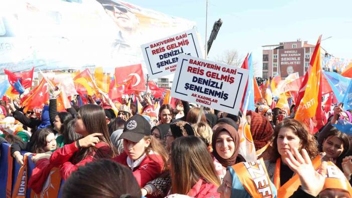 Denizli, Cumhurbaşkanı Erdoğan’ı Bekliyor
