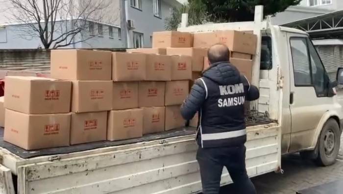Samsun’da Kaçak İçki Üretiminde Kullanılan 1 Ton Etil Alkol Ele Geçirildi