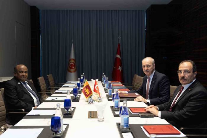 Tbmm Başkanı Kurtulmuş, Bahreynli Ve Sri Lankalı Mevkidaşları İle Görüştü