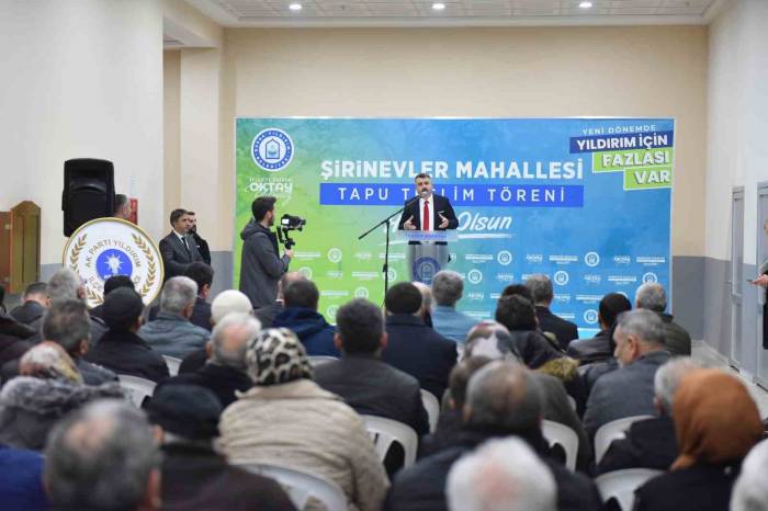 Yıldırım’da ’imar’ Tasarrufu