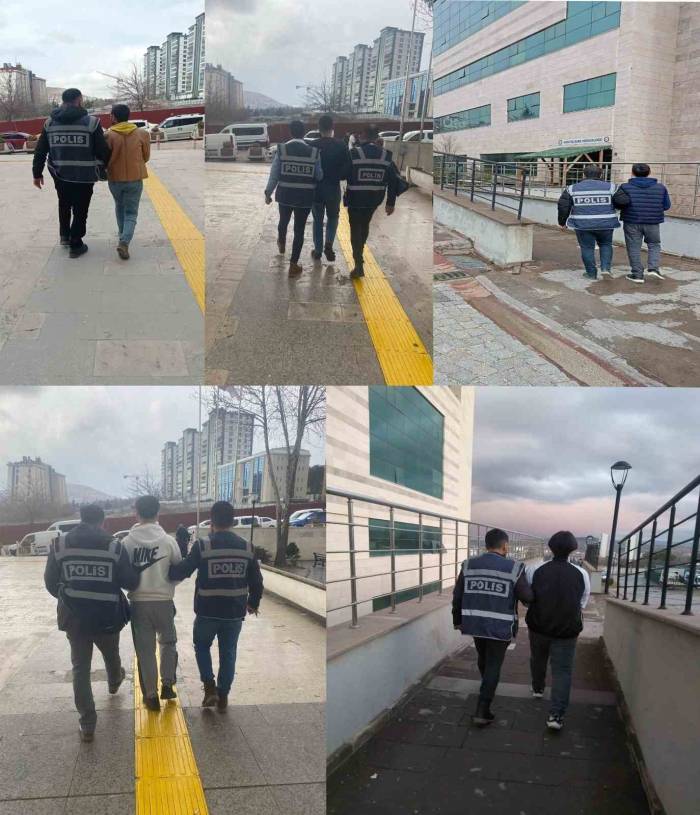 Elazığ’da Kesinleşmiş Hapis Cezası Bulunan 15 Zanlı Yakalandı