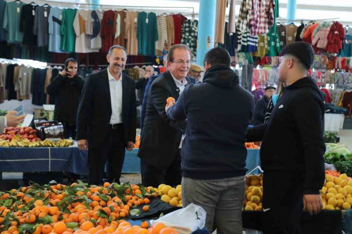 Pamukkale Adayı Pekdemir’den Pazarcılara Esnaf Sözü