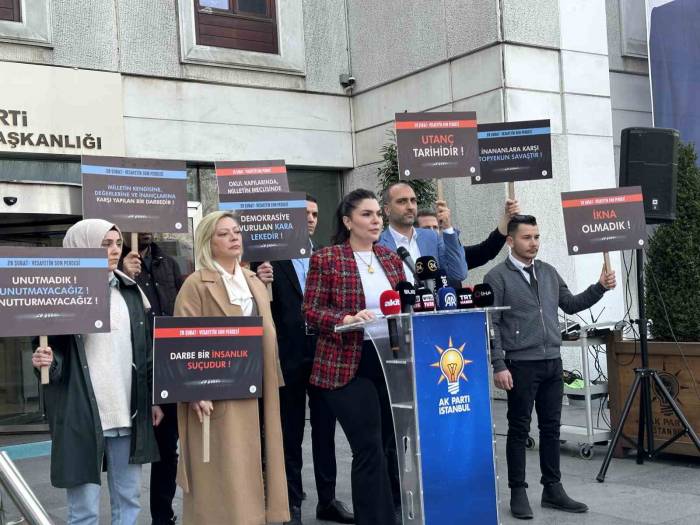 Ak Parti’den İstanbul’da 28. Şubat’ın Yıl Dönümünde Açıklama