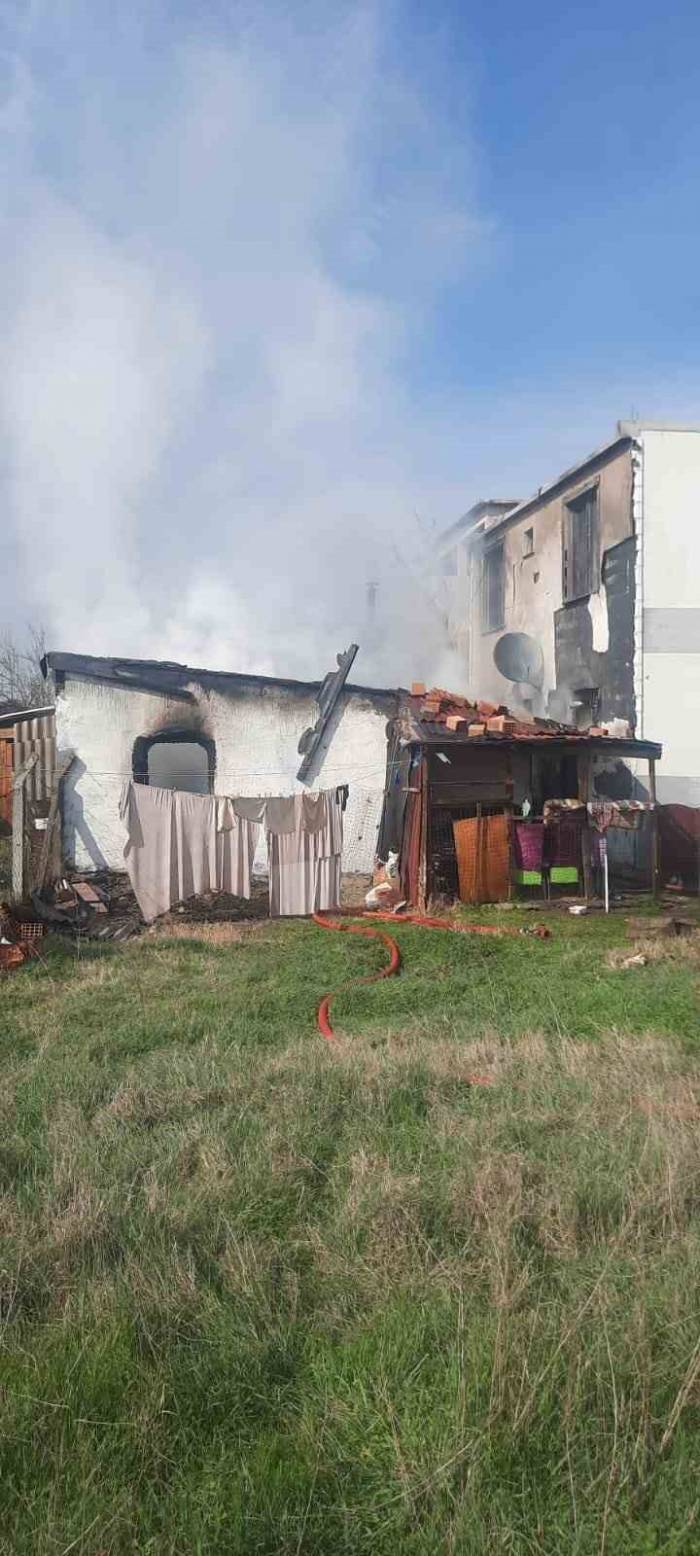 Muratlı’da Gecekondu Yangını