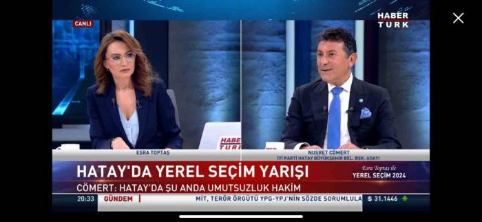 İyi Parti Hatay Büyükşehir Belediye Başkan Adayı Cömert: "hayatımın Bu Bölümünü Hatay’a Adamak İstedim”