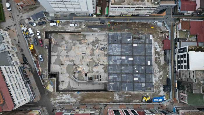 Anakent Otopark Ve Meydan İnşaatının Yüzde 70’i Tamamlandı