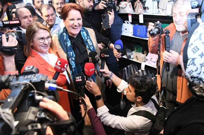 Meral Akşener’den Kahramankazan Esnafına Ziyaret