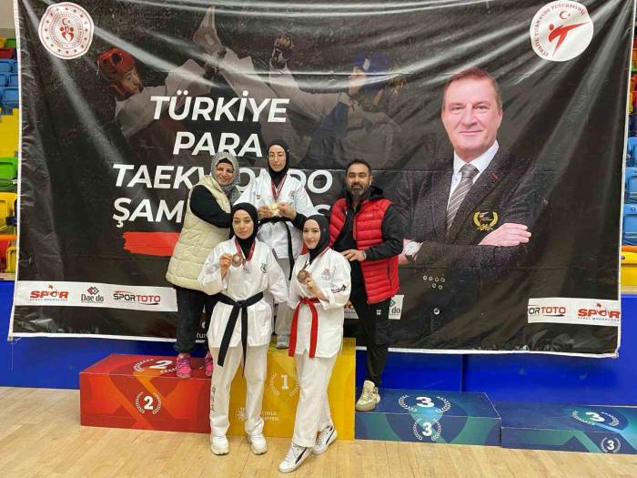 Taekwondo Şampiyonası’nda Kayserili Sporculardan 3 Madalya