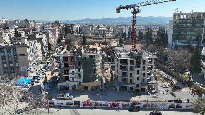 Kahramanmaraş’ta Kentsel Tasarım Projesi İnşası Hızla Devam Ediyor