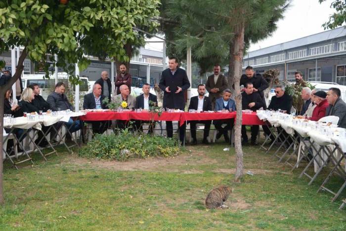 Pehlivan, Aymas Esnafı İle Buluştu