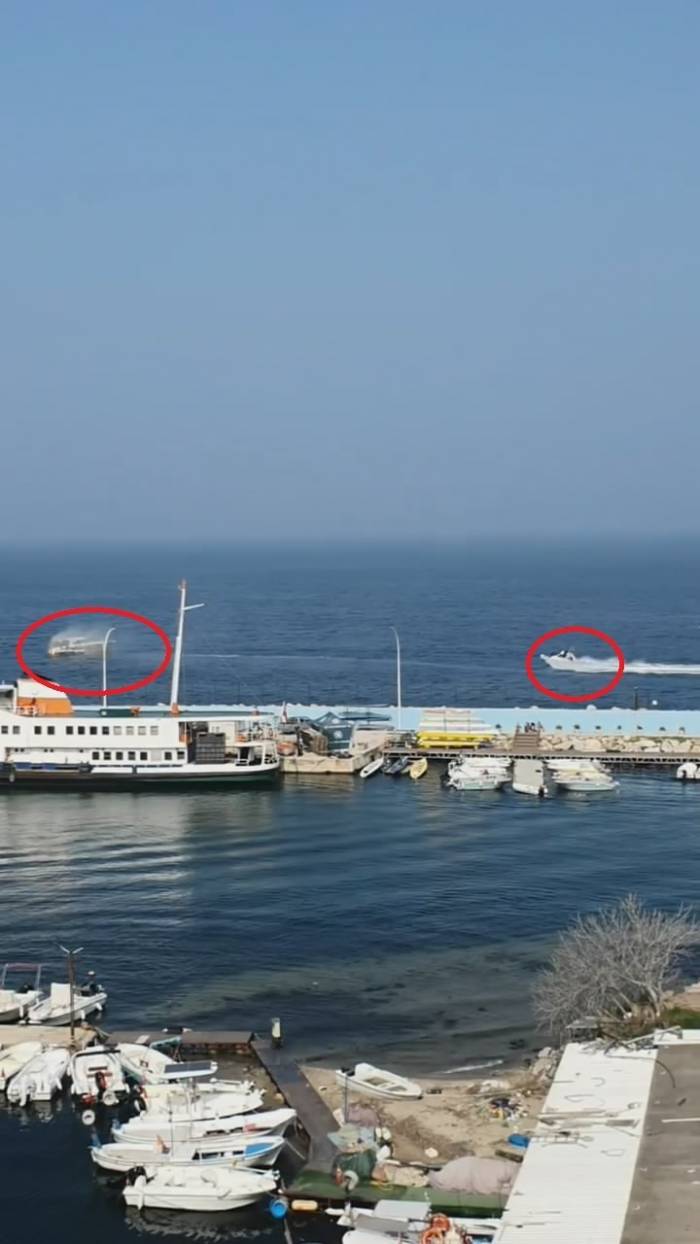 Bursa’da Teknede Yangın