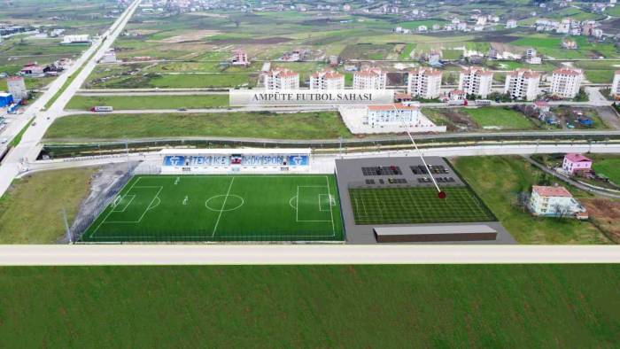 Karadeniz’in İlk Ampute Futbol Sahası Tekkeköy’e Yapılacak