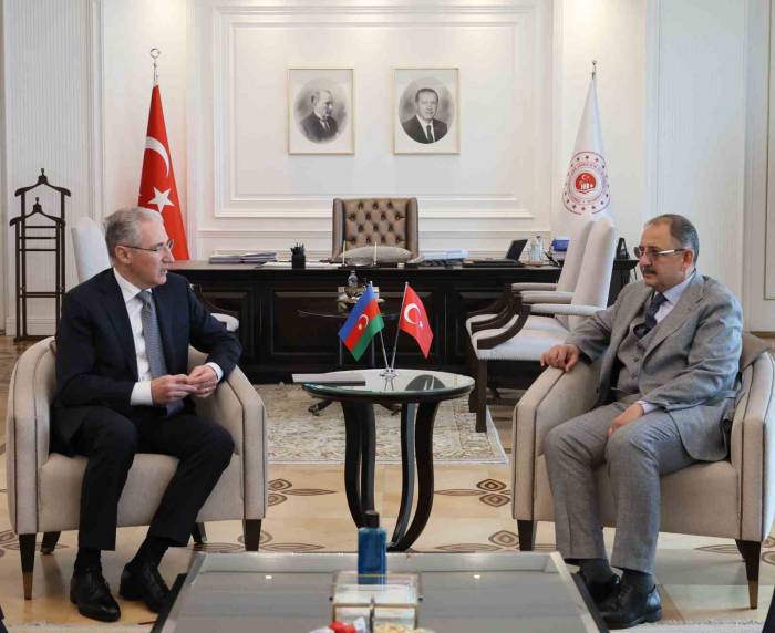 Bakan Özhaseki, Azerbaycanlı Mevkidaşı Babayev’i Ağırladı