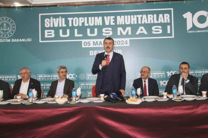 Bakan Tekin: "Milli Eğitim Bakanlığı Çok Büyük Bir Aile"